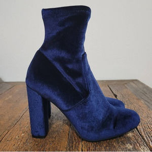 Steve Madden 'Edit' Sock Bootie Block Heel
